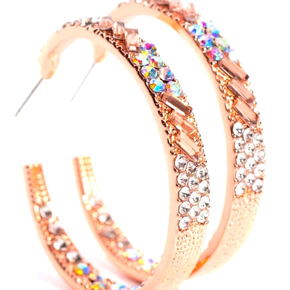 Chunky shiny copper hoop - Picture 1 of 2